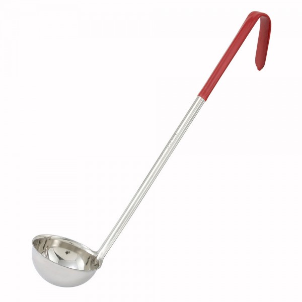 Winco LDC-2 2 oz Red Handle Ladle Winco LDC-2 2 oz Red Handle Ladle