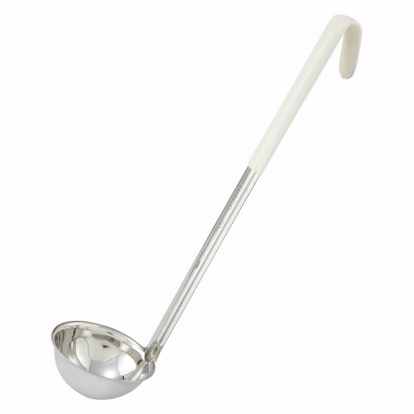 Winco LDC-3 3 oz Ivory Ladle Winco LDC-3 3 oz Ivory Ladle