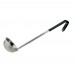 Winco LDCN-4K 4 oz Prime One-Piece Stainless Steel Ladle with Black Handle Winco LDCN-4K 4 oz Prime One-Piece Stainless Steel Ladle with Black Handle