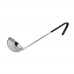 Winco LDCN-8K8 oz Prime One-Piece Stainless Steel Ladle with Black Handle Winco LDCN-8K8 oz Prime One-Piece Stainless Steel Ladle with Black Handle