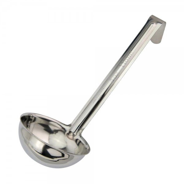 Winco LDI-40SH 4 oz Stainless Steel One-Piece Short Handle Ladle Winco LDI-40SH 4 oz Stainless Steel One-Piece Short Handle Ladle