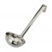 Winco LDI-40SH 4 oz Stainless Steel One-Piece Short Handle Ladle Winco LDI-40SH 4 oz Stainless Steel One-Piece Short Handle Ladle