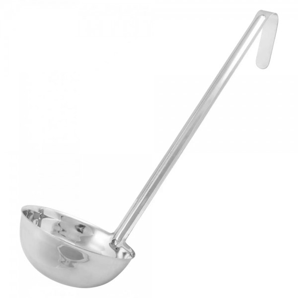 Winco LDIN-12 12 oz Prime One-Piece Stainless Steel Ladle Winco LDIN-12 12 oz Prime One-Piece Stainless Steel Ladle