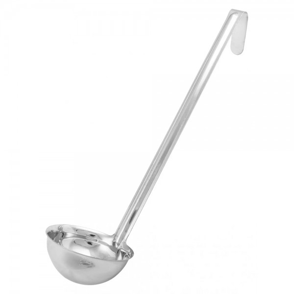 Winco LDIN-6 6 oz Prime One-Piece Stainless Steel Ladle Winco LDIN-6 6 oz Prime One-Piece Stainless Steel Ladle