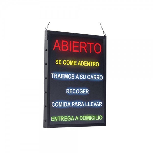 Winco LED-21 All-in-One OPEN LED Sign, Spanish Winco LED-21 All-in-One OPEN LED Sign, Spanish