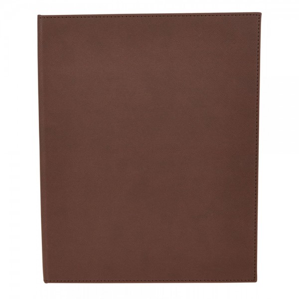 Winco LMD-811BN Brown Leatherette Two Panel Menu Cover, 8-1/2 x 11 Winco LMD-811BN Brown Leatherette Two Panel Menu Cover, 8-1/2 x 11