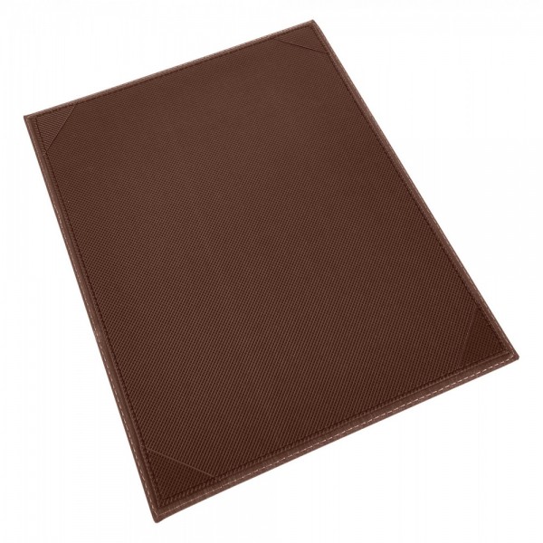 Winco LMS-811BN Brown Leatherette Single Panel Menu Cover, 8-1/2 x 11 Winco LMS-811BN Brown Leatherette Single Panel Menu Cover, 8-1/2 x 11