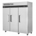 Turbo Air M3F72-3-N-AL 78 Reach-In Solid All Left Hinge Door Freezer
