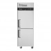 Turbo Air M3R24-2-N-L 29 M3 Series Reach-In Left Hinge Half Solid Door Top Mount Refrigerator - 22 Cu. Ft.