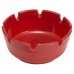 Winco MAS-4R 4 Red Round Melamine Ashtray Winco MAS-4R 4 Red Round Melamine Ashtray