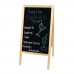 Winco MBAF-1 Full Height A Frame Sidewalk Marker Board Natural Finished Pine