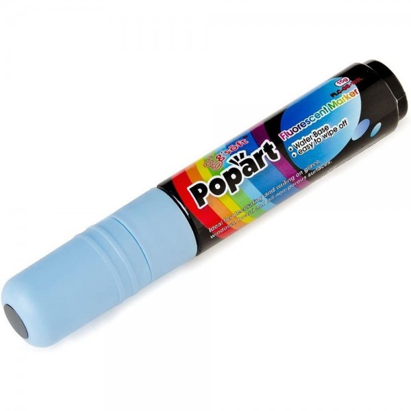 Winco MBPM-B Deluxe Plus Neon Blue Marker Winco MBPM-B Deluxe Plus Neon Blue Marker