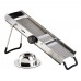 Winco MDL-18 Stainless Steel Mandoline Slicer Set with Built In Blades