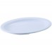Winco MMPO-96W White Oval Melamine Platter, 9-3/4 x 6-3/4
