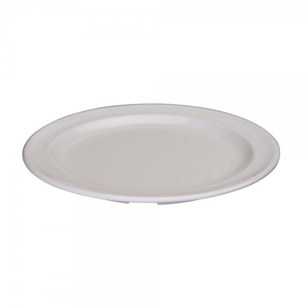 Winco MMPR-5W 5-1/2 White Melamine Dinner Plates Winco MMPR-5W 5-1/2 White Melamine Dinner Plates