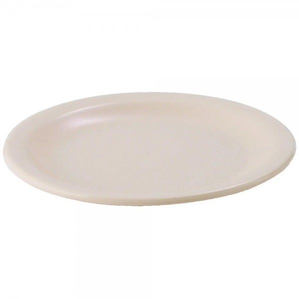 Winco MMPR-6 6-1/2 Tan Melamine Dinner Plates Winco MMPR-6 6-1/2 Tan Melamine Dinner Plates