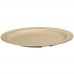 Winco MMPR-9 9 Tan Melamine Dinner Plates Winco MMPR-9 9 Tan Melamine Dinner Plates
