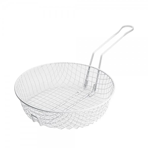 Winco MSBW-08M 8 Medium Mesh Non-Stick Breading Basket with Plastic Coating Winco MSBW-08M 8 Medium Mesh Non-Stick Breading Basket with Plastic Coating
