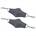 Winco MSK-4GML Reusable and Adjustable Gray 2-Ply Cotton/Poly Face Mask, M/L, 2 Pack