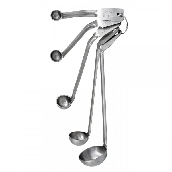 Winco MSL-5S 5-Piece Stainless Steel Mini Measuring Ladle Set Winco MSL-5S 5-Piece Stainless Steel Mini Measuring Ladle Set