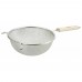 Winco MST-6D 6-1/4 Medium Tin Double Mesh Strainer