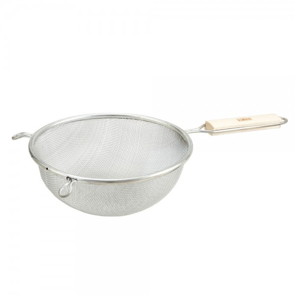 Winco MST-8S 8 Medium Tin Single Mesh Strainer Winco MST-8S 8 Medium Tin Single Mesh Strainer