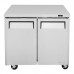Turbo Air MUR-36-N6 36 Undercounter Stainless Refrigerator