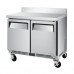 Turbo Air MWR-34S-N6 M3 Series 34 Two Door Shallow Depth Worktop Refrigerator - 4 Cu. Ft.
