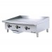 Winco NGGD-36M 36 Spectrum Gas Countertop Griddle - 90,000 BTU Winco NGGD-36M 36 Spectrum Gas Countertop Griddle - 90,000 BTU