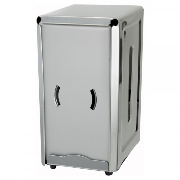 Winco NH-7 Stainless Steel Full-Size Countertop Napkin Dispenser Winco NH-7 Stainless Steel Full-Size Countertop Napkin Dispenser