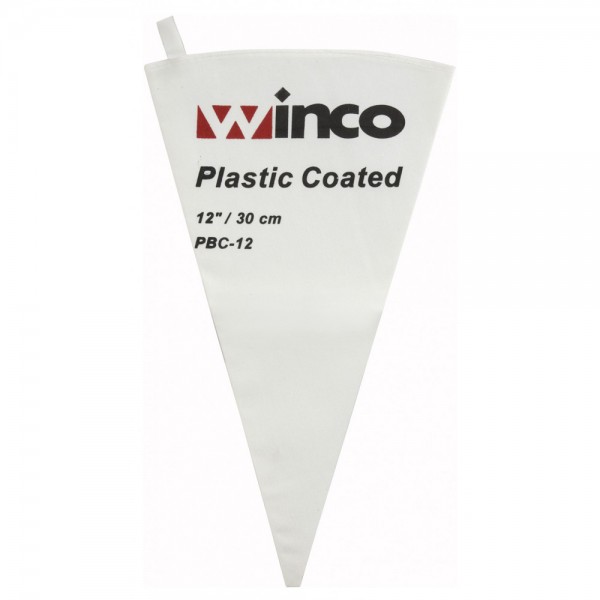 Winco PBC-12 12 Plastic Lined Canvas Pastry Bag Winco PBC-12 12 Plastic Lined Canvas Pastry Bag