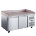 Coldline PDR-60 60" Refrigerated Pizza Prep with GRANITE TOP