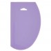 Winco PDS-7P 7-1/2 x 4-3/4 Allergen Free Purple Plastic Dough Scraper Winco PDS-7P 7-1/2 x 4-3/4 Allergen Free Purple Plastic Dough Scraper