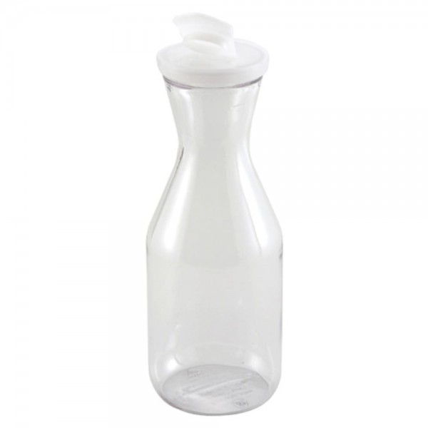 Winco PDT-15 1.5 Liter Polycarbonate Decanter with Lid Winco PDT-15 1.5 Liter Polycarbonate Decanter with Lid