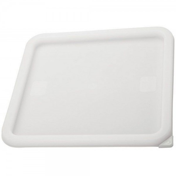 Winco PECC-L White Container Cover, Fits 12, 18 and 22 Qt. Square Storage Containers Winco PECC-L White Container Cover, Fits 12, 18 and 22 Qt. Square Storage Containers