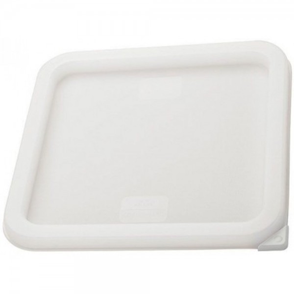 Winco PECC-M White Container Cover, Fits 6 and 8 Qt. Square Storage Containers Winco PECC-M White Container Cover, Fits 6 and 8 Qt. Square Storage Containers