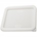 Winco PECC-M White Container Cover, Fits 6 and 8 Qt. Square Storage Containers Winco PECC-M White Container Cover, Fits 6 and 8 Qt. Square Storage Containers