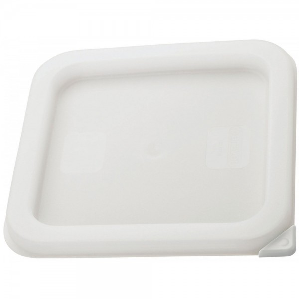 Winco PECC-S White Container Cover, Fits 2 and 4 Qt. Square Storage Containers Winco PECC-S White Container Cover, Fits 2 and 4 Qt. Square Storage Containers