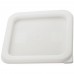 Winco PECC-S White Container Cover, Fits 2 and 4 Qt. Square Storage Containers Winco PECC-S White Container Cover, Fits 2 and 4 Qt. Square Storage Containers