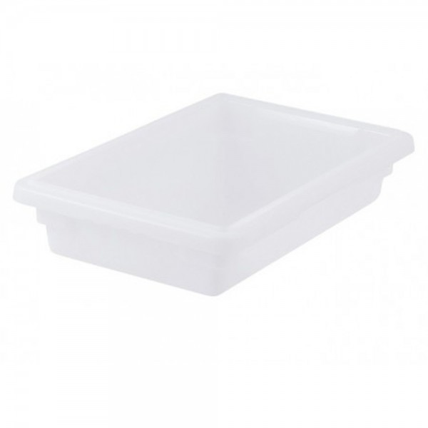Winco PFHW-3 White Food Storage Box, 12 x 18 x 3 Winco PFHW-3 White Food Storage Box, 12 x 18 x 3