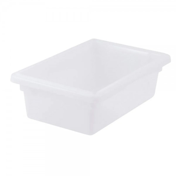 Winco PFHW-6 White Food Storage Box, 18 x 12 x 6 Winco PFHW-6 White Food Storage Box, 18 x 12 x 6