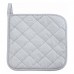 Winco PH-8S 8 x 8 Silver Silicone Coated Cotton Pot Holder Winco PH-8S 8 x 8 Silver Silicone Coated Cotton Pot Holder