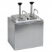 Winco PKTS-2D Countertop Condiment Dispenser with 2 Standard Pumps