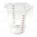 Winco PMCP-400 4 qt Raised Markings Clear Polycarbonate Measuring Cup
