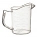 Winco PMU-25 1 Cup Graduation Markings Clear Polycarbonate Measuring Cup Winco PMU-25 1 Cup Graduation Markings Clear Polycarbonate Measuring Cup