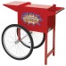 Winco POP-8RC Showtime Red Popcorn Cart
