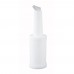 Winco PPB-1W 1 Qt. Pour Bottle with White Spout and Cap Winco PPB-1W 1 Qt. Pour Bottle with White Spout and Cap