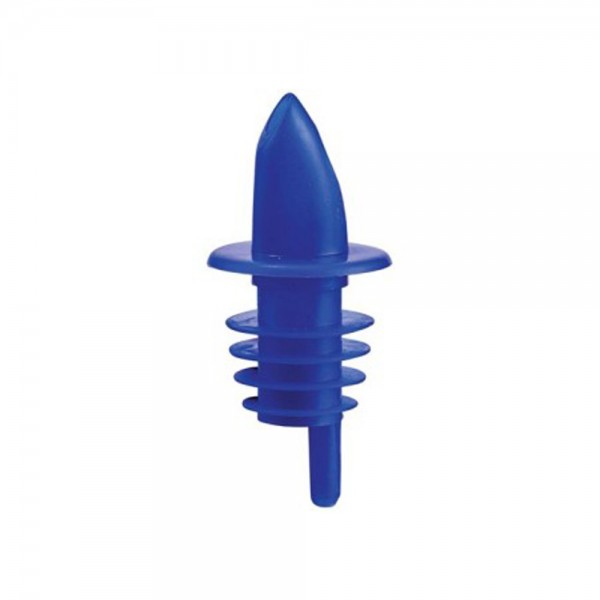 Winco PPR-2B Blue Plastic Free-Flow Pourer Winco PPR-2B Blue Plastic Free-Flow Pourer