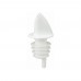 Winco PPR-2W White Plastic Free-Flow Pourer