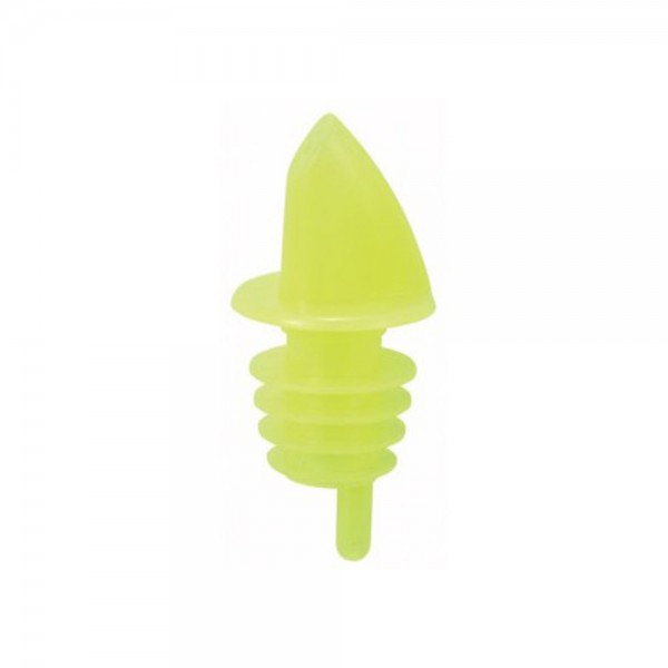 Winco PPR-2Y Yellow Plastic Free-Flow Pourer Winco PPR-2Y Yellow Plastic Free-Flow Pourer